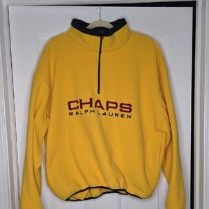 Ralph Lauren Chaps Bold Yellow Fleece